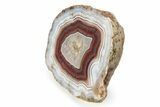 Polished Candy Agate Nodule - Malawi #255144-1